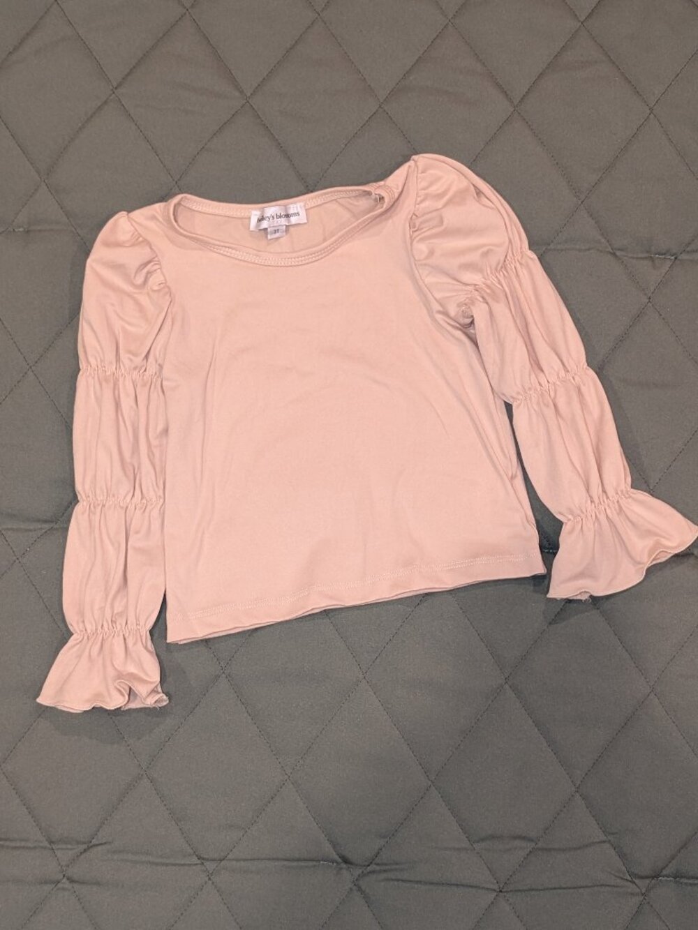 Bailey's Blossoms Elle Bubble Sleeve Top - 3T